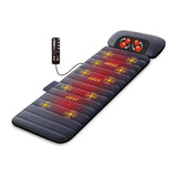 Full Body Massage Mat with Shiatsu Neck Massager Pillow & Heat 3603 by Comfire - Buy now at saska 