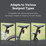 مصباح خلفي ذكي بالرادار L7 مع نظام متقدم لاكتشاف المركبات وتنبيه فرملة ذكي من CYCPLUS