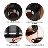 Drip Coffee Machine 950W with 1.5L Glass Carafe, Keep Warm and Anti-Drip Function by Winning Star