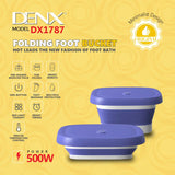 Folding Foot Spa Bath Massager, Collapsible Foot Soak Bucket, Constant Temperature & Infrared Therapy by Denx