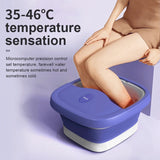 Folding Foot Spa Bath Massager, Collapsible Foot Soak Bucket, Constant Temperature & Infrared Therapy by Denx