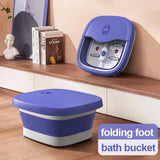 Folding Foot Spa Bath Massager, Collapsible Foot Soak Bucket, Constant Temperature & Infrared Therapy by Denx