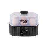 Electric Egg Cooker 6 Egg Capacity ST-6907 by Winning Star, 300W Rapid Egg Boiler with 3-Level Timer, Auto Shut-Off & Dry-Burn Protection - SASKA - saska.ae