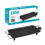 Multi-Functional Electric Grill Pan, 1600W Smokeless Indoor BBQ Grill & Non-Stick Electric Griddle with Adjustable Temperature Control by Winning Star