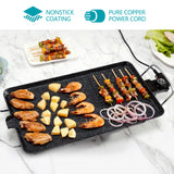 Multi-Functional Electric Grill Pan, 1600W Smokeless Indoor BBQ Grill & Non-Stick Electric Griddle with Adjustable Temperature Control by Winning Star