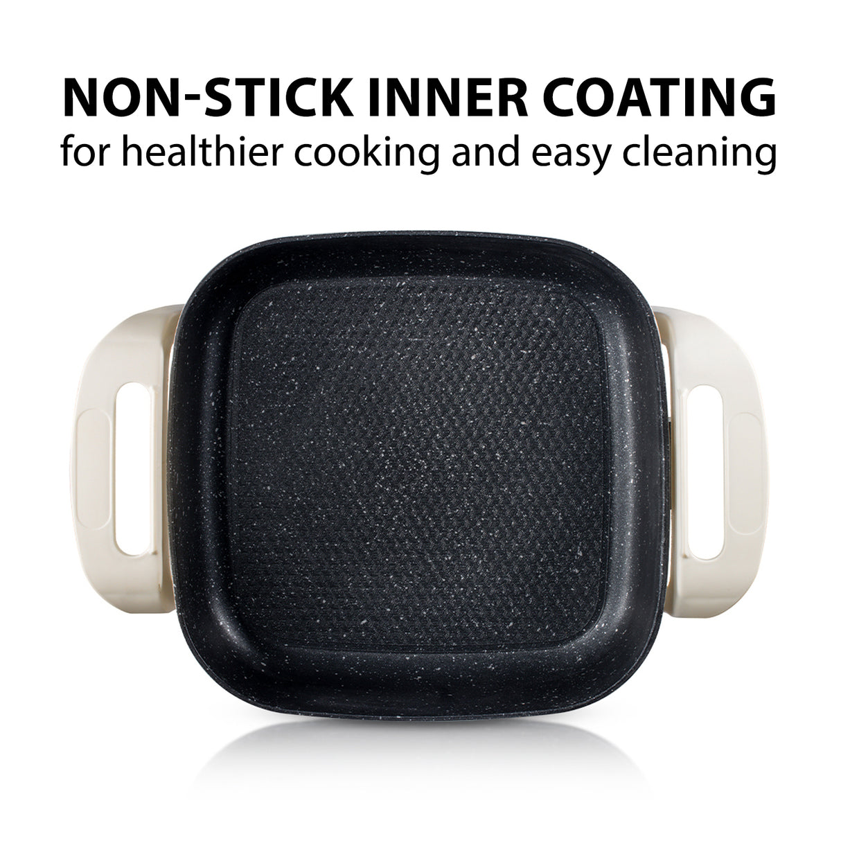 Multifunction Electric Pot 6L, Fast Heating Electric Cooking Pan by Denx