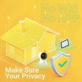 Baby Monitor Camera with 5 Inch Monitor, Non Wifi 1000ft Range AI Smart Baby Monitor by Ellie