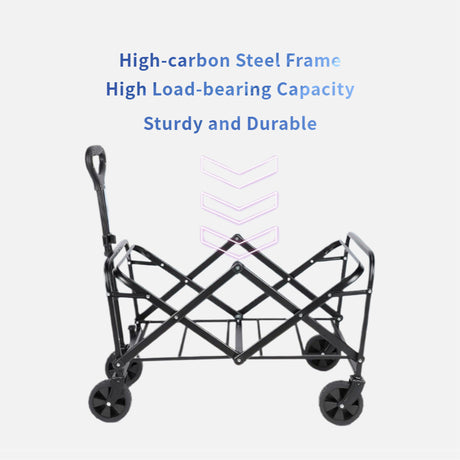 Foldable Wagon Cart 250 – Heavy Duty Folding Utility Cart with Wheels by Green Lion | Wagon | SASKA Trading