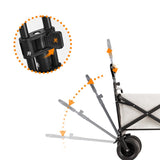 Foldable Wagon Cart 250 – Heavy Duty Folding Utility Cart with Wheels by Green Lion