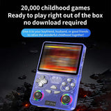 Portable Handheld Gaming Console J-36 Ultra with 3.5-Inch IPS Display, Preinstalled 20,000+ Classic Games, Dual Analog Joysticks, 64GB Built-in Storage, Wi-Fi and 3000mAh Battery