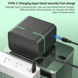 قاعدة شحن بطاريات AA وAAA بجهد 1.5 فولت ليثيوم مع منفذ USB-C موديل من Green Lion