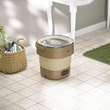 غسالة ملابس صغيرة محمولة وقابلة للطي 13 لتر مع 3 أوضاع غسيل لملابس الأطفال والملابس الداخلية والجوارب من Green Lion