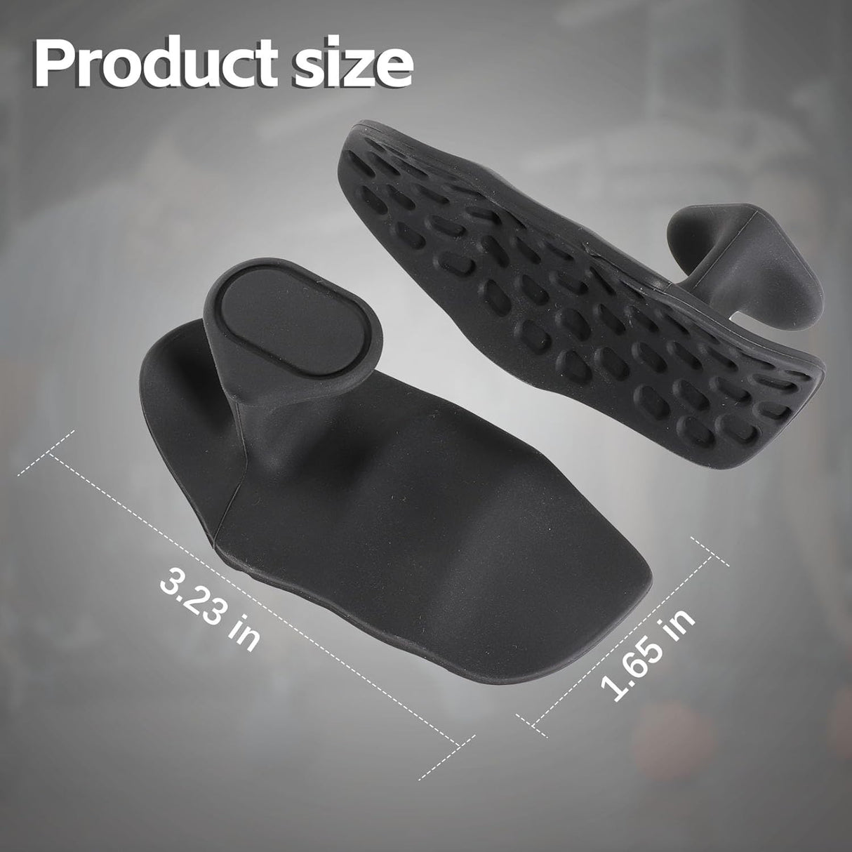 Anti-Slip Workout Rubber Grips (1pair)
