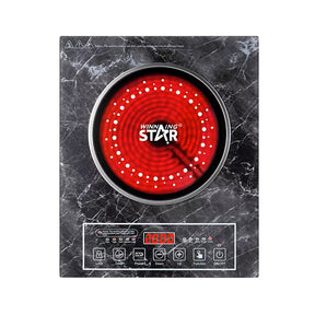 Infrared Ceramic Cooker with Touch Control, Timer & Marble Glass Top 2000W ST-9105 by Winning Star - SASKA - SASKA UAE