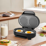 Electric Hamburger Maker, 1000W Non-Stick Burger Grill Machine with Dual Cooking Plates by Winning Star