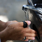 iTasbih Smart Tasbeeh Ring - 3 sizes Adjustable - Digital Dhikr Ring with OLED Display & App Support by WESLAMIC