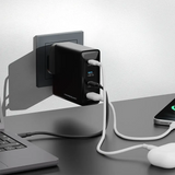 140W USB-C Charger with 4-Port Fast Charging Laptop and Smartphone Charger by Powerology