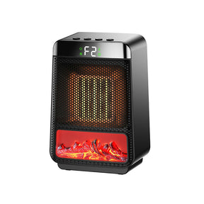 Small electric flame heaters with thermostat - Fast Heating Ceramic Room Heater with Dynamic Ambient Lighting | Flame Heater | SASKA Trading