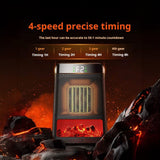  مدفأة كهربائية صغيرة مزودة بمنظم حرارة - مدفأة سيراميك سريعة التسخين مع إضاءة محيطة ديناميكية