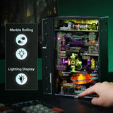 Futuristic Steampunk Building Set by ROKR - Marble Run Mechanical 3D Puzzle