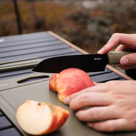 Camping BBQ kit - knife, chopping board, multi scissors, tongs, and portable case by Nextool | BBQ kit | SASKA Trading