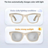 نظارات ذكية مزودة بكاميرا بدقة 8 ميجابكسل، وترجمة فورية، ومكالمات لاسلكية، ونقل عبر شبكة Wi-Fi، ومتوافقة مع نظام Android.