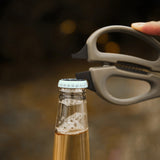 مجموعة الشواء والتخييم - سكين، لوح تقطيع، مقص متعدد الاستخدامات، ملقط، وحقيبة محمولة من Nextool