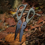 مجموعة الشواء والتخييم - سكين، لوح تقطيع، مقص متعدد الاستخدامات، ملقط، وحقيبة محمولة من Nextool