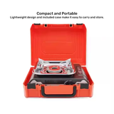 Camping Gas Stove 2400W with Cartridge, Adapter & Carry Case All-in-One