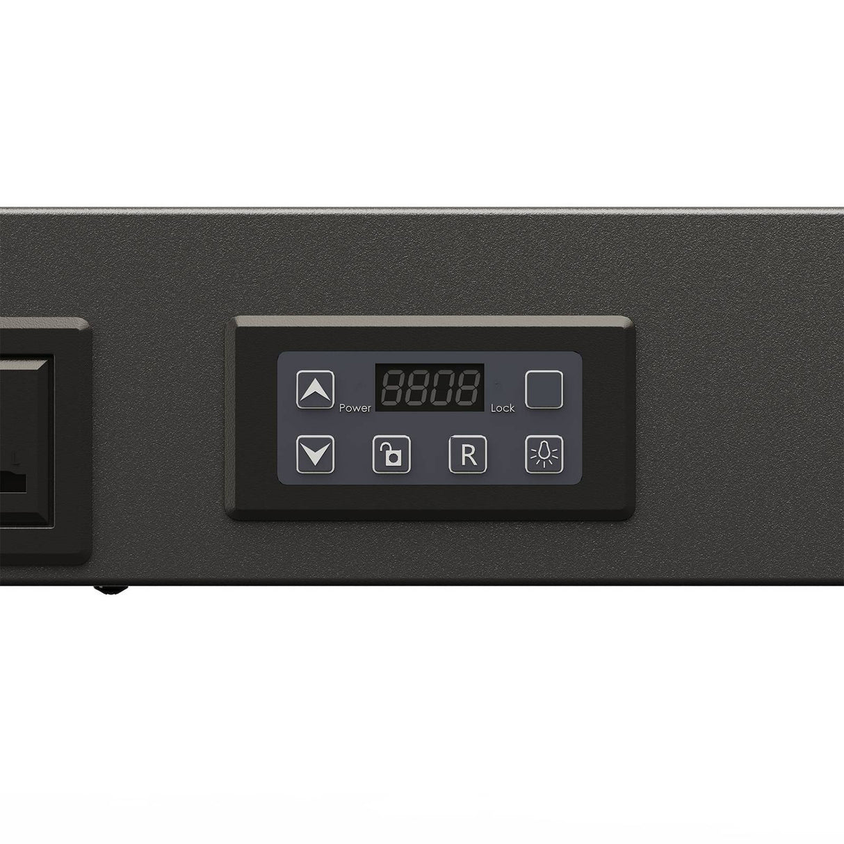 عربة تلفزيون متحركة بمحرك، حامل رفع كهربائي عالي التحمل لشاشة تلفزيون بحد أقصى 110 بوصة أو لوحة ذكية