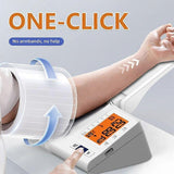 D01 Automatic Arm Cylinder Blood Pressure Monitor with Voice Broadcast, HD Display & 2×99 Memory by AiQUE