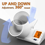 D01 Automatic Arm Cylinder Blood Pressure Monitor with Voice Broadcast, HD Display & 2×99 Memory by AiQUE
