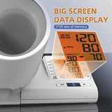 D01 Automatic Arm Cylinder Blood Pressure Monitor with Voice Broadcast, HD Display & 2×99 Memory by AiQUE