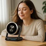 Chillo Core Desktop Fan 6000mAh Rechargeable Fan with LED Display, 100 Speed Levels and USB-C Fast Charging by Porodo