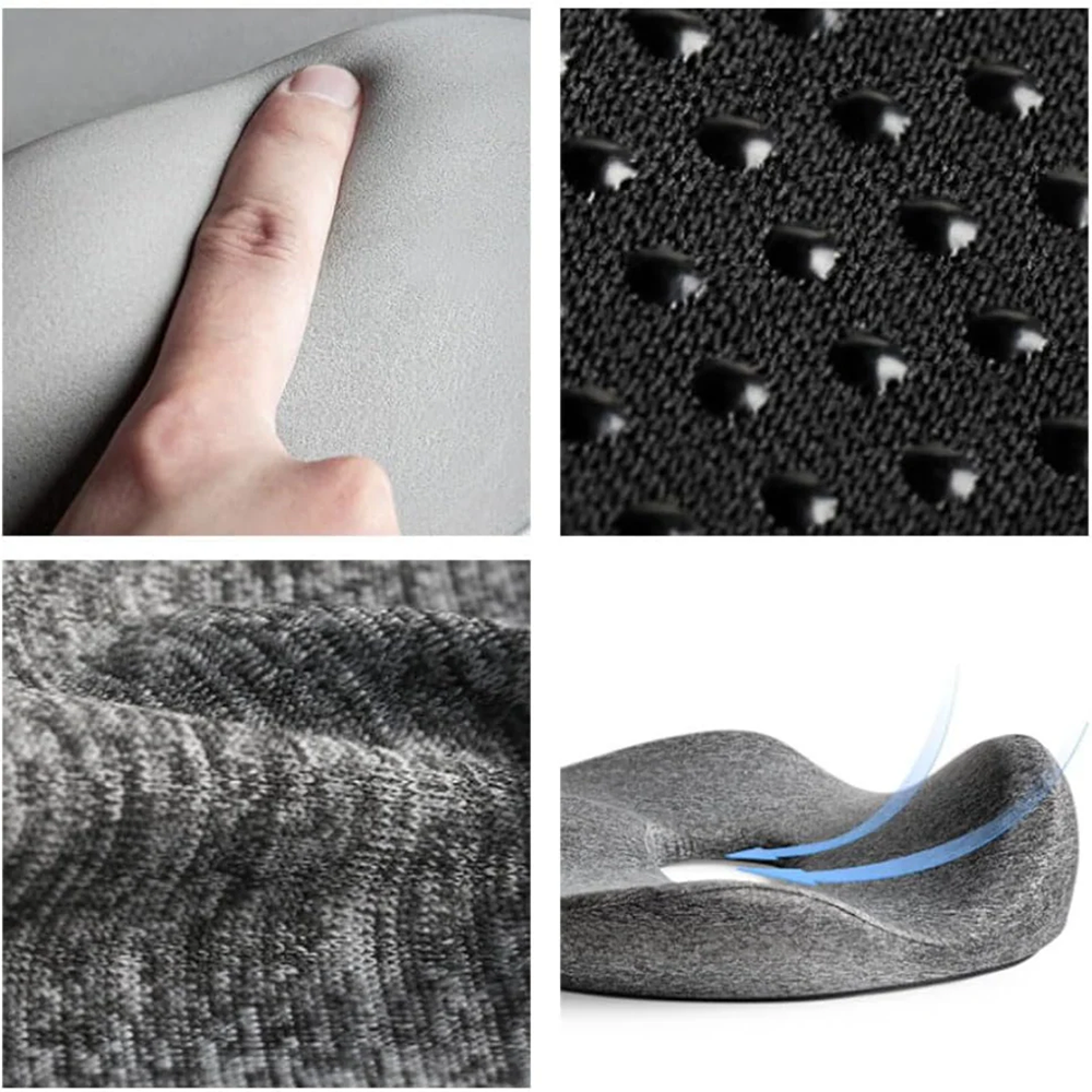 Orthopedic Coccyx Seat Cushion – Cushion for Tailbone, Sciatica and Lower Back Pain Relief