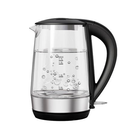 Lepresso 360 Transparent Quick Boil Glass Kettle 1.7L