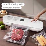 Vacuum Food Sealer Machine 80W, Automatic Vacuum Sealer with Digital Display, Pulse Function & 25cm Sealing Width by Winning Star