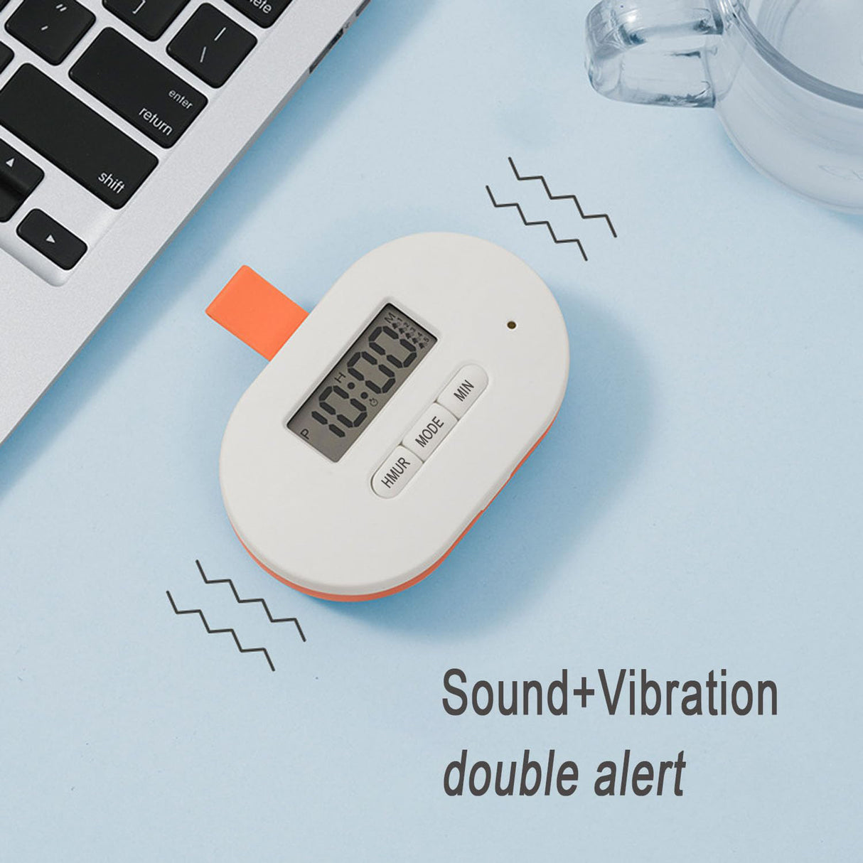 علبة أدوية محمولة – منظم يومي للأدوية مع منبّه