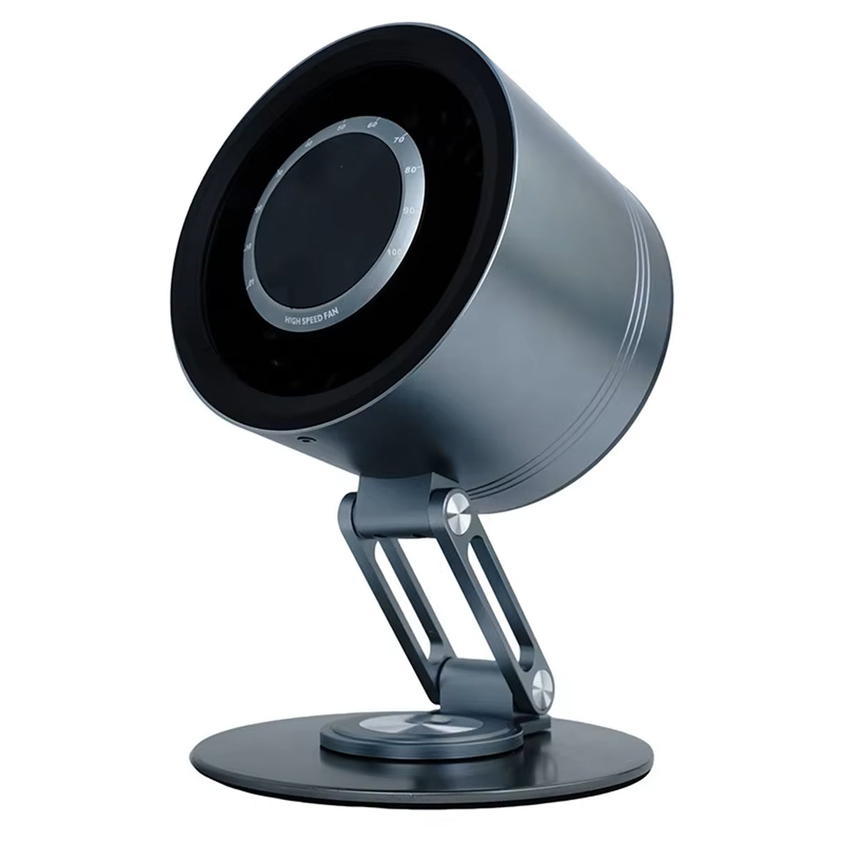 Metal desk fan grey 