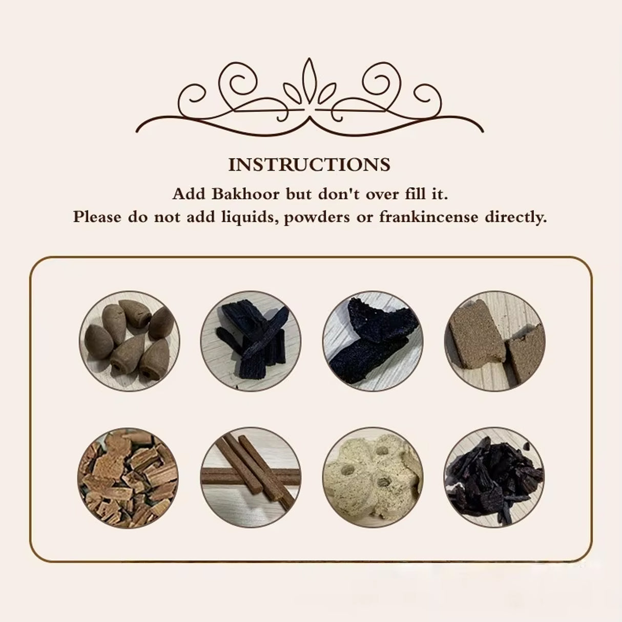 مبخرة بخور صغيرة B37 – مبخرة محمولة سريعة للبخور