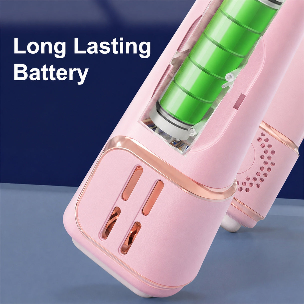 USB Rechargeable Bladeless Hanging Neck Fan, Portable Cooling Fan with 5 Speeds & LED Display (FZM-06)
