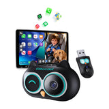 Cabin Care Wireless CarPlay Adapter with Baby Monitoring Rear Seat Camera by Ottocast - saska - saska.ae