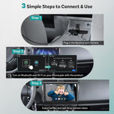 Cabin Care Wireless CarPlay Adapter with Baby Monitoring Rear Seat Camera by Ottocast