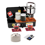 Outdoor Camping Tea Set with Stainless Steel Storage Box | Outdoor Coffee Set | SASKA Trading