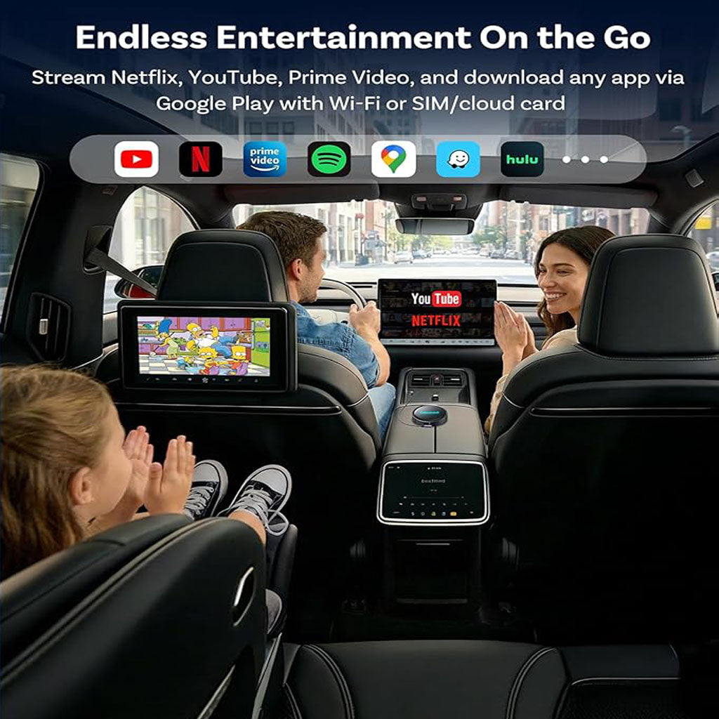 New P3 Pro CarPlay AI Box 3-in-1 Wireless CarPlay & Android Auto Adapter with Android 13 8GB+128GB HDMI Output 5G WiFi by Ottocast