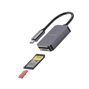 Porodo 2 in 1 USB C Card Reader SD MircoSD | Card Reader | SASKA Trading