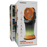 Freshpulse Portable Outdoor Mist Fan with RGB Light, 15000mAh Battery, 4 Speed Cooling Fan & 2L Water Tank by Porodo