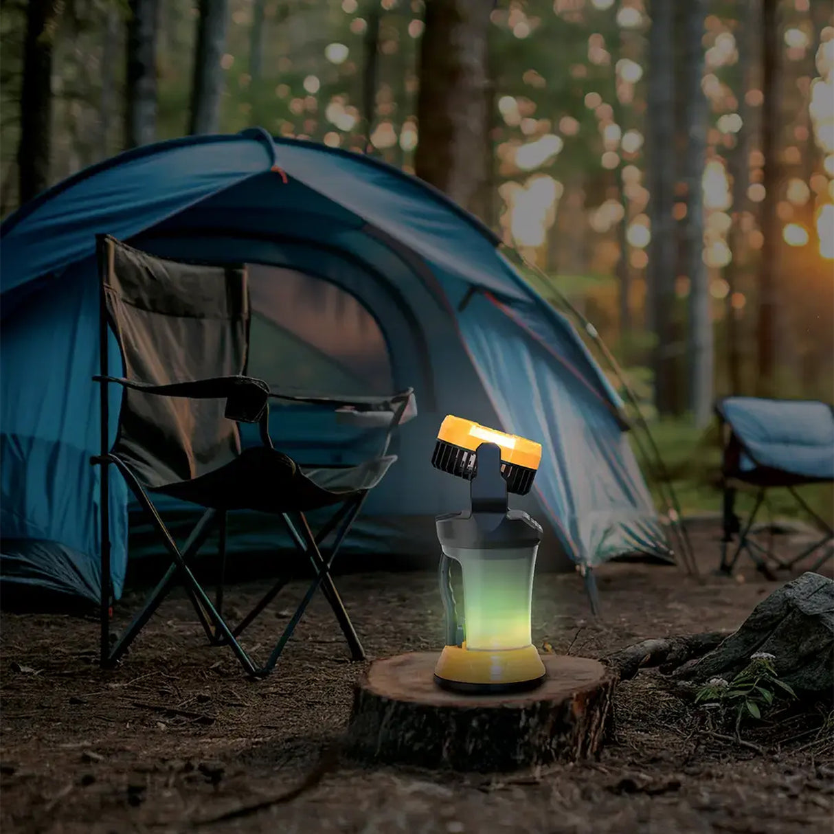 Freshpulse Portable Outdoor Mist Fan with RGB Light, 15000mAh Battery, 4 Speed Cooling Fan & 2L Water Tank by Porodo