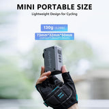 Mini Electric Bike Pump 120 PSI, Fast-Inflating Bicycle Air Compressor by dwndpump