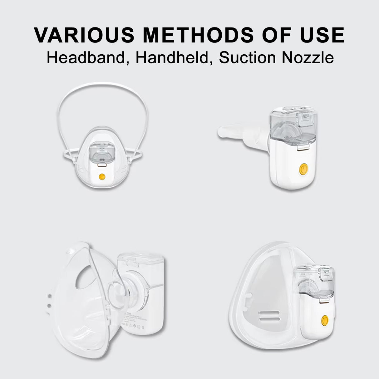 Mini Portable Mesh Nebulizer – Hands-Free & Rechargeable Inhalation Device